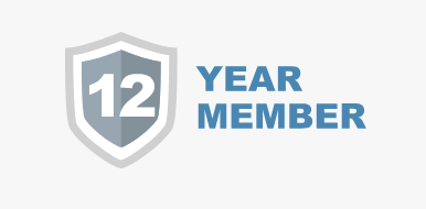12 year member badge