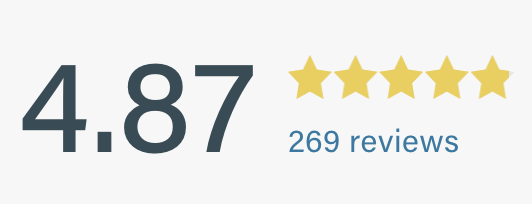 4.87 rating from 269 TrustATrader reviews